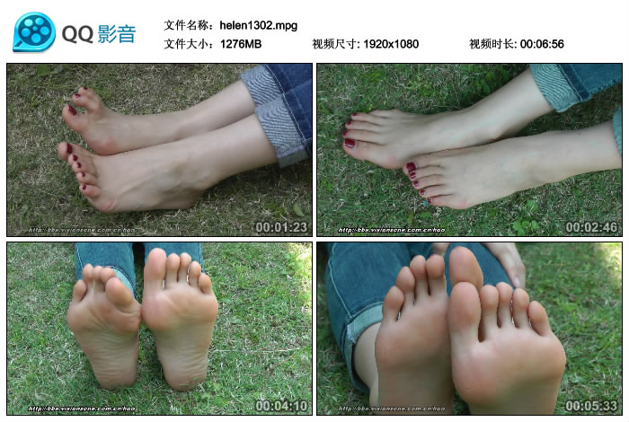 [赤足者] 高清视频-海伦足部特写[1.24GB] 