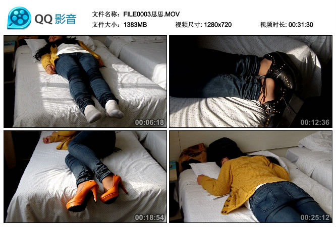 [赤足者]  FILE0003 人在这个时候是最脆弱的 思思 [MOV-1.35GB]