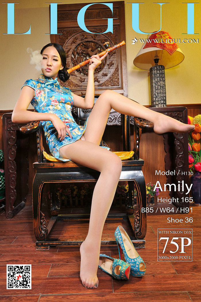 [Ligui丽柜] 2018.08.07 网络丽人 Model Amily [75P]