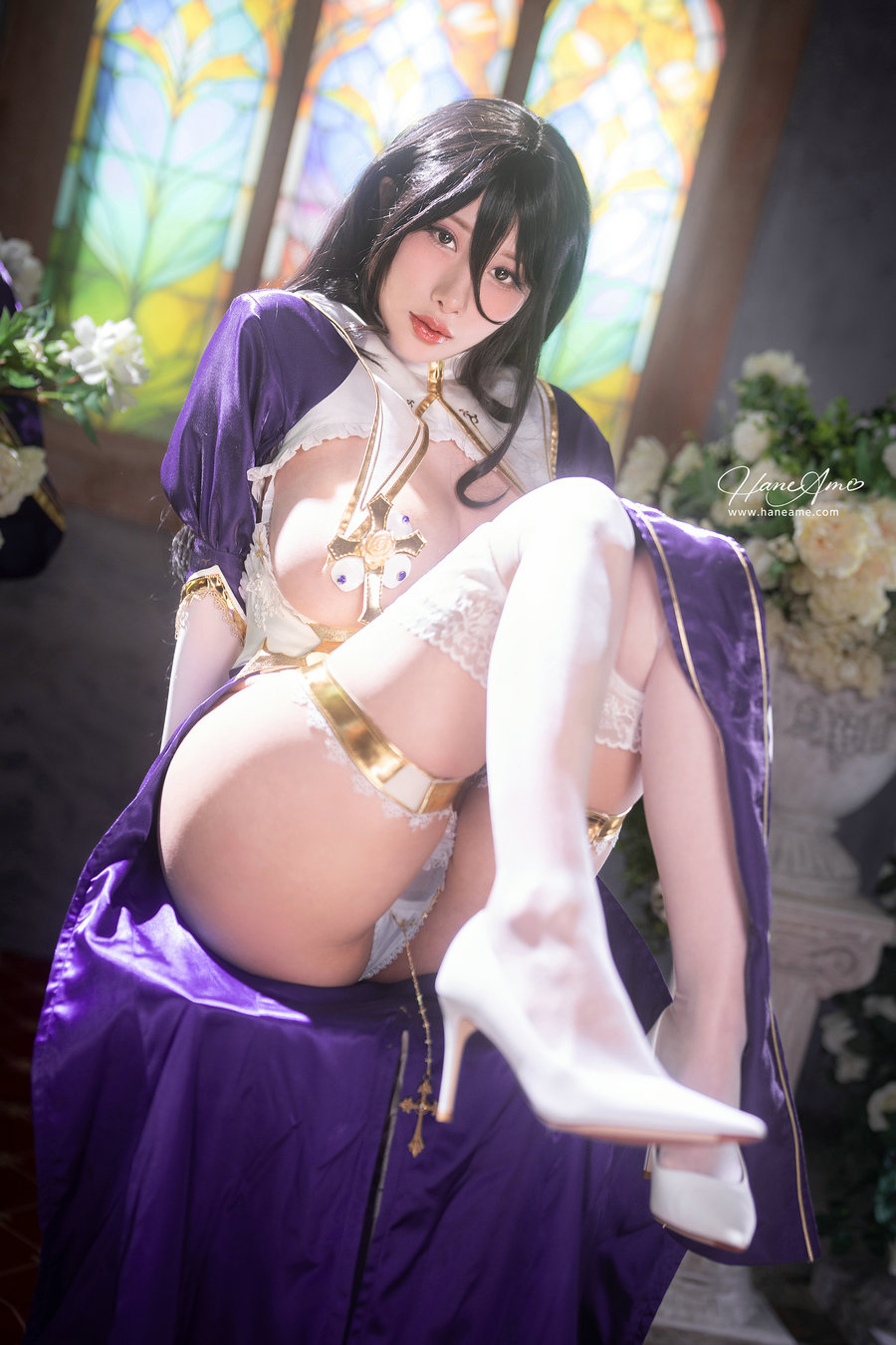 Hane Ame 雨波写真 - Ogre绘师 圣处理修女 彼得罗涅 [36P-282MB]