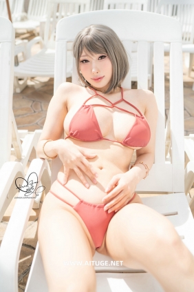 Hane Ame 雨波写真 - Original Tangerine Heat swimsuit 橘爆夏日！泳裝 [52P-229MB]
