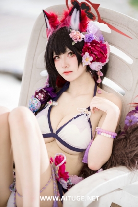 九柒喵 - 蔚蓝档案 狐坂若藻 泳装 [23P-156MB]