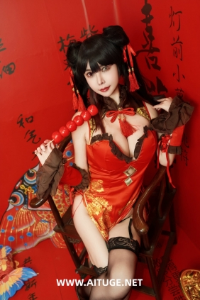 亚马逊鲶鱼 - 时崎狂三 旗袍 [25P1V-546MB]